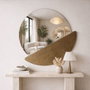 Hanah Home Espejo Ecológico Flotal-E Crescent - Bronce